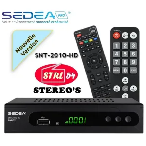Décodeur TNT DVB-T2 SEDEA SNT-2010-HD - HDMI Péritel