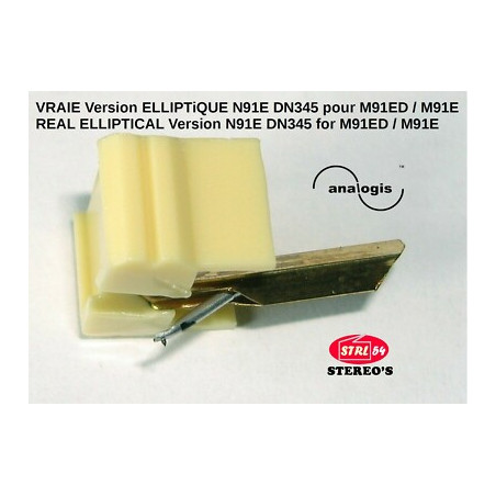 N91ED stylus HQ Elliptical Diamond/Shure M91ED N91E DUAL DN345 DM103 _ M-E M93E