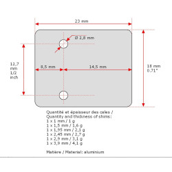 Phono-Zellenhalterschale Für Lenco Silber Aluminium Tonar Cinch Patrone Tonkopf