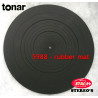 TONAR 5988 Rubber Matt Couvre-Plateau turntable Vinyl Disk Rubber Heavy Univ