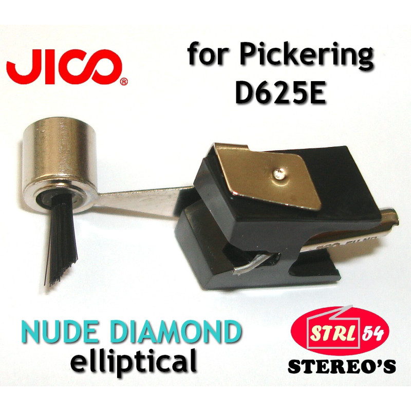 JICO pour Pickering XV15 D625E D750 Stylet à diamant nu elliptique top qualité