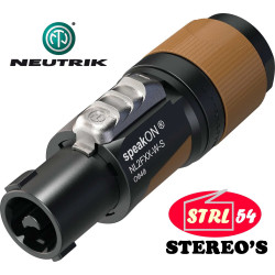 Neutrik Speakon Maschio 2 Poli NL2FXX-W-S Spina Connettore Speaker IEC 61984