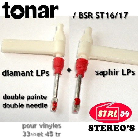 ST16/17 Tonar SS LP + DS LP / BSR SX6M SC10H SC11M SC12M SC5M SC7M SC8M SX6H