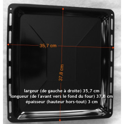 Placa De Cocción Lèchefrite Emaillada Horno 35,7 X 37,8 Cm 357 X 378 MM SIMFER