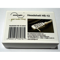 Phono headshell Standard Silver Aluminum HS-12 Sound Cartridge Headshell