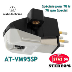 Audio-Technica AT-VM95SP Para 78 Rpm Y Discos De Goma Cartucho Fono MM