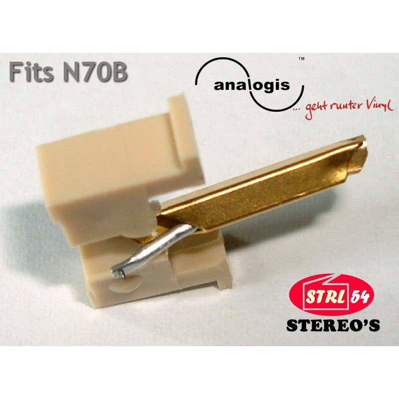 Stylet diamant Analogis / SHURE N70B M70 M70B N70 convient M70EJ N70EJ N72EJ M72
