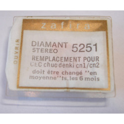 DENON DSN48 Cec Chuo Denki CN1 CN2 JVC DT36 : ZAFIRA 5251  5423 Tip Stylus