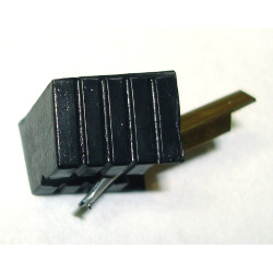 N77 Negro Esférico Aguja TONAR Para SHURE M77 M33-7 N33-7 M33-5 Diamante Hi-Fi