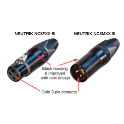 Cordino XLR 10 M HQ Cavo Audio Micro KLOTZ MY206UP Neutrik NC3FXX-B NC3MXX-B