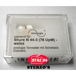 N44-3 stylet pour 78 tours Analogis SHURE DUAL M44 78 rpm shellac needle stylus