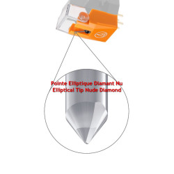 Audio-Technica Original AT-VMN30EN Stylus For AT-VM530EN Elliptical Nude Diamond