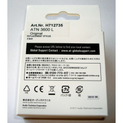 ATN3600L AUDIO-TECHNICA ORIGINAL For ATN3600 AT3600 ATN90 AT-LP60 Box Original
