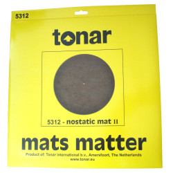 TONAR 5312 Nostatic II Matt ~ Antistatisch Couvre-Plateau Plattenspieler Scheibe