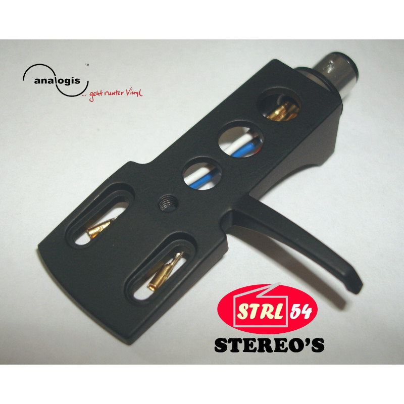 Porta testina fono Tipo Technics Sme Alu Nero HS10 Phono Cartuccia Scocca