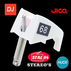 Jico Nude Diamante para Stanton 680 681 El D6800-SL Ae10193 243-68 / Disco Aguja