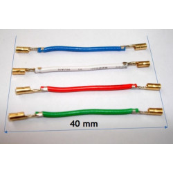 4 Kabel Phono Tonabnehmer Kupfer Reines Kauschen ♀ Gold Anschluss Plattenspieler