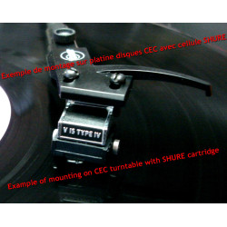 Phono headshell Tonar Headshell female for straight arm right male