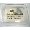 D625E D400E D750 per Pickering XV15 HQ Nero Diamond stilo diamante Ellittico