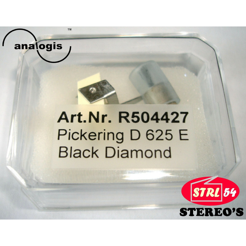 D625E D400E D750 für Pickering XV15 HQ Schwarz Diamond Diamant-Nadel Elliptisch