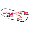 Cinghia Giradischi THORENS TD 180 ORIGINAL 6800582 L 450 Ø 143 X 4 X 0,9 MM