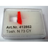 N73CY Stylus Needle Sapphire for Toshiba, Aurex, Victrola Cantilever Metal