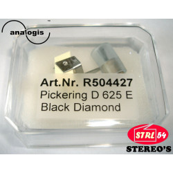 D625E D400E D750 für Pickering XV15 HQ Schwarz Diamond Diamant-Nadel Elliptisch