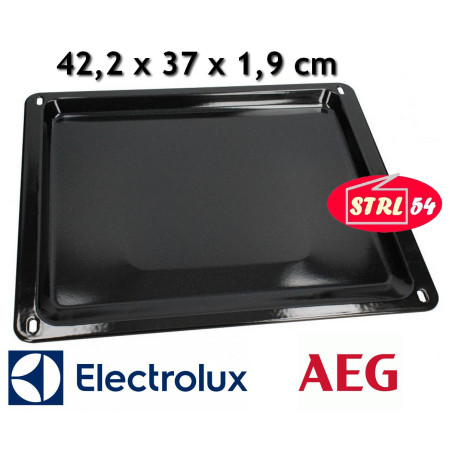 Plaque cuisson pâtisserie 422 x 370 x 19 mm / 42,2 x 37 x 1,9 cm lèchefrite four