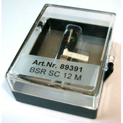 BSR SC12M/SC12H testina Giradischi A Doppio Puntina Reversibile Lps 33/45 Giri