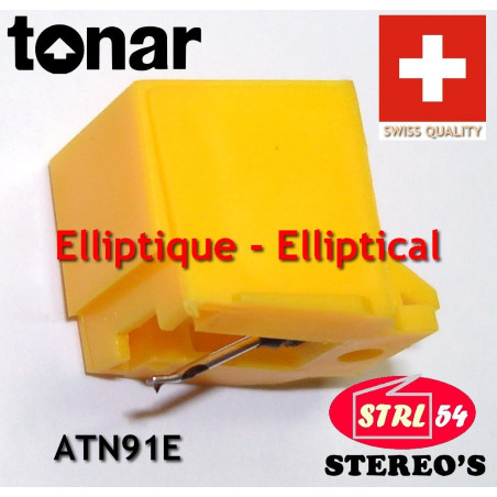 ATN91-E Tonar Elliptisch für Audio Technica AT91 ATN 3600 3650 DUAL Dn 239 235