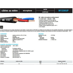 Kordon XLR Top-Qualität Audiokabel Micro KLOTZ MY206UP Neutrik NC3FXX-B NC3MXX-B