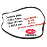 Courroie HQ platine disque 187 x 5 X 0,55 mm pr PIONEER PL-120 PL-514 et autres