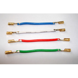 4 cables cartucho fono Cobre Puro Dedales♀ Oro Conexión tocadiscos Vinilo Hifi