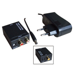 Convertidor DAC Digital Numérico A Audio Analógico Con Alimentación 230V