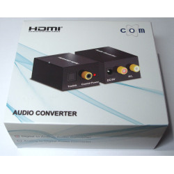 Convertidor DAC Digital Numérico A Audio Analógico Con Alimentación 230V