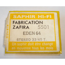 EDEN 64 ZAFIRA 5501 aguja Aguja Zafiro Fono Calidad Reemplazo Aguja