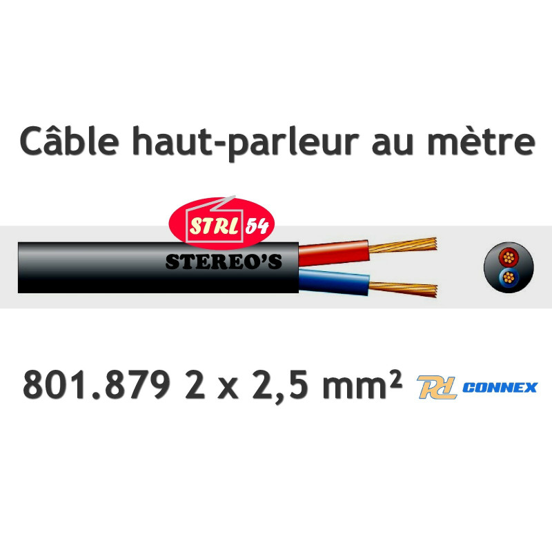 HP Kabel Meterweise Sono PRO 2 X 2,5 MM² PD CONNEX 801.879 Lautsprecher Box