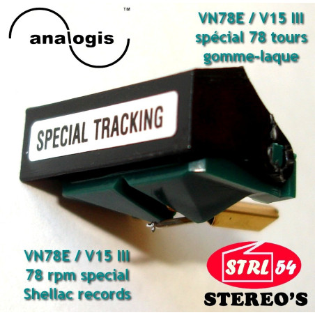 VN78E stylus Special 78 Tricks Shellac Analogis JP for Shure V15 III VN35/78