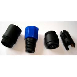 Ficha 4 Polos Prolongador Adaptador Macho Hembra  SPEAKON NLT4MX / NLT4MX-BAG