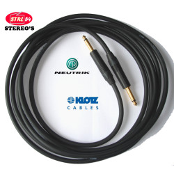 Very High Quality Jack Cord Instrument Guitar Cable KLOTZ AC110 Neutrik Gold -
