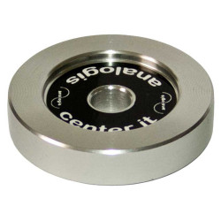 Centreur adaptateur 45 tours /platine tourne-disque Analogis Center IT aluminium
