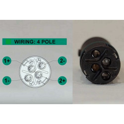 Neutrik Speakon Male 4 Poles NL4FXX-W-S Connector Speaker IEC 61984
