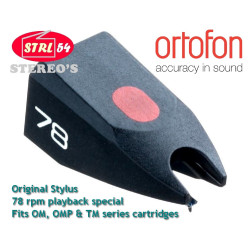 Ortofon Original Stylus 78 - Diamante Especial 78 Trucos Tr RPM para Om,OMP & Tm