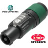 NEUTRIK SPEAKON Macho 4 Polos NL4FXX-W-S Conector De Altavoz IEC 61984