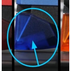 Ortofon 2M Azul Original Aguja - aguja diamante Pelado Aguja De Lectura Elíptico