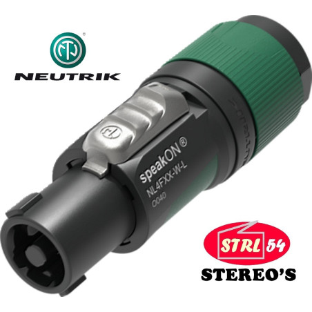 Neutrik Speakon Male 4 Pole NL4FXX-W-S Plug Connector Speaker IEC 61984