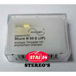 Diamond stylus Elliptic Analogis JP Shure N55E M55E N55EM M44E N44E DUAL DN305