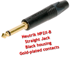 KLOTZ Titanium Supreme Guitar Cable TIR0600PSP 6 M Jack Silent Coudé + Droit OR