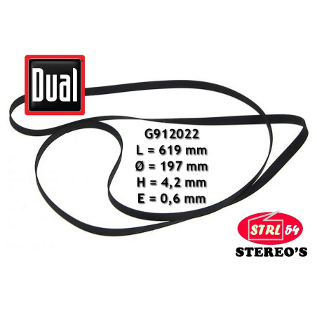 Riemen Plattenspieler Vinyl DUAL 197 x 4,2 X 0,6 mm Passend Für für Bst Pr 70/2