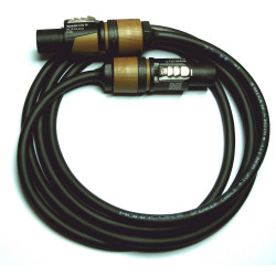 Hp Speakon HQ Neutrik NL2FXX-W-S Speaker Cable Monacor SPC-525/SW